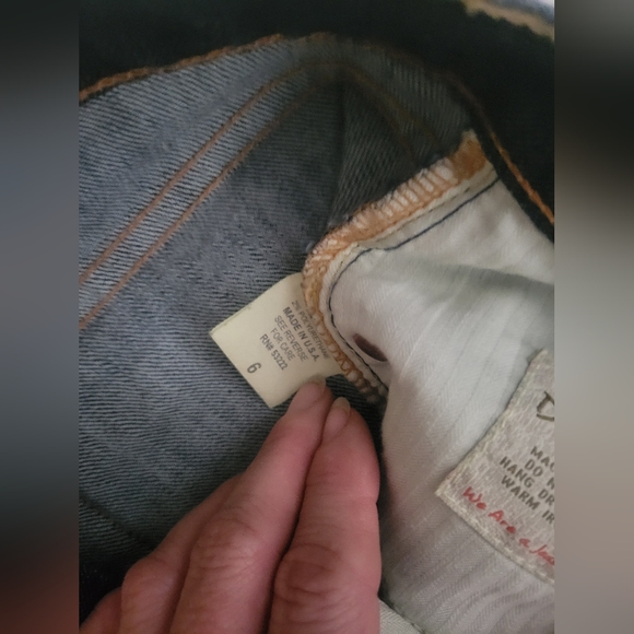 David Kahn-Wide Leg-Dark Denim-Womans Jeans Sz 6 - Picture 7 of 12